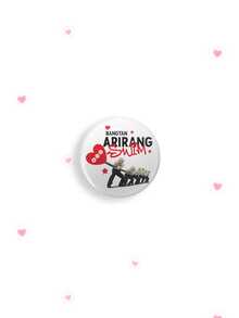 1/6 buah Bros Kartun Album Arirang 4,4cm, Lencana Grafis Penggemar ARMY, Hadiah untuk Pasangan dan Suvenir Pesta - MultiWarna - View 6