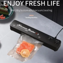 FAXHION Vacuum Sealing Machine, With 60 Sealing Bags Included, Suitable For Food Preservation Storage And Vacuum Low-Temperature Cooking, Automatic Vacuum Sealing System For Food - US A Type Plug(110-127V) - View 7