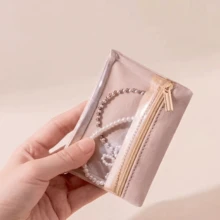 Embroidered Jewelry Storage Bag - Portable Large Capacity Fabric Bag, Anti-Oxidation Protection. Suitable For Storing Gold And Silver Jewelry, This Storage Bag Features Multi-Layer Design And Intelligent Compartments - Multicolor - View 13