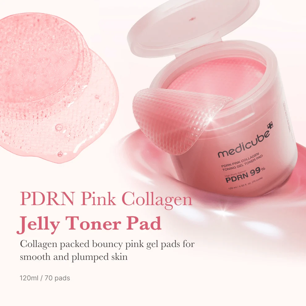 Medicube - PDRN Pink Collagen Gel Toner Pad 70 Pads - PDRN Pink Collagen Toner Pad - Collagen - View 1