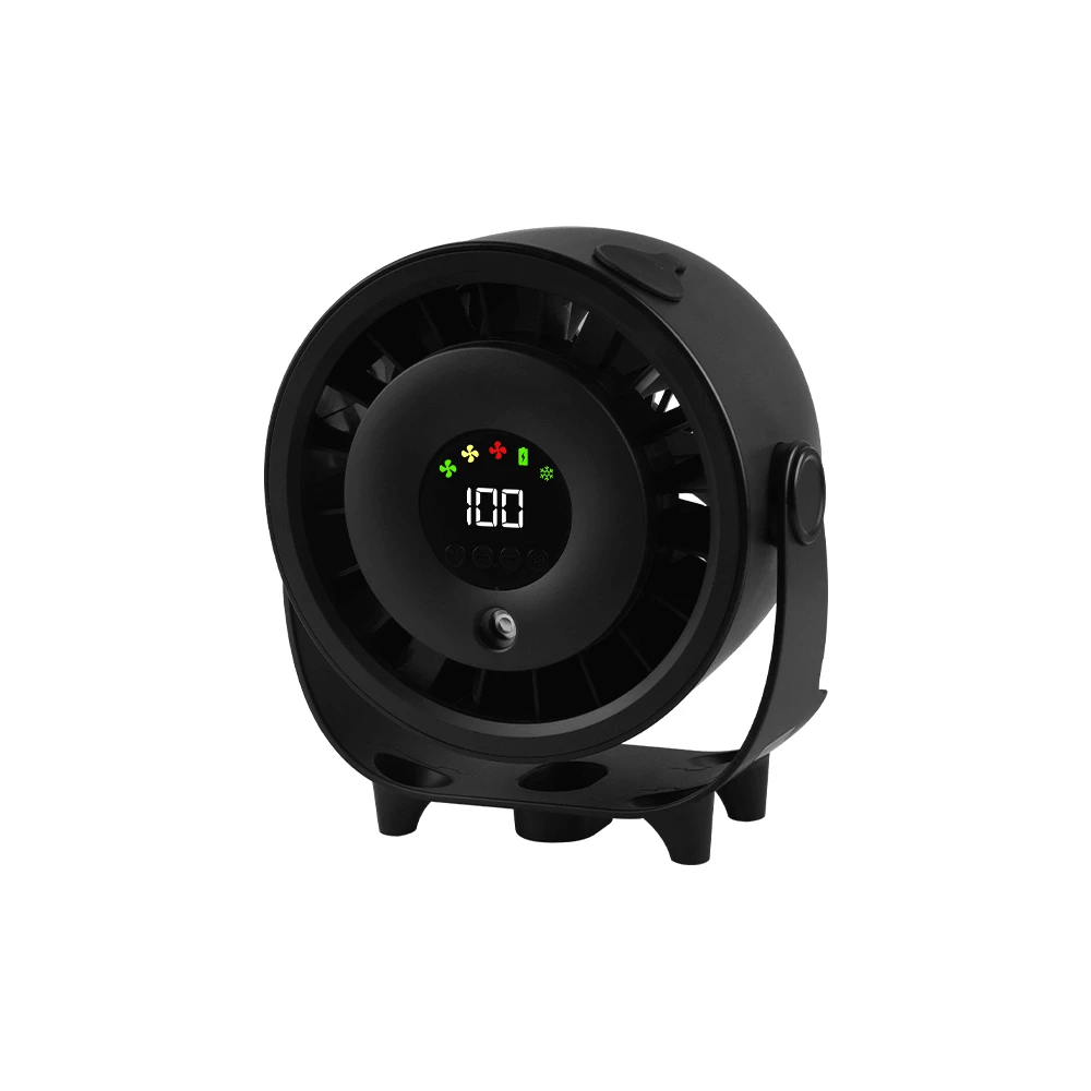 Desktop Mist Fan, Kitchen Wall-Mounted Compact Desktop Circulating Fan, USB Home Fan - Khaki - Übersicht 1