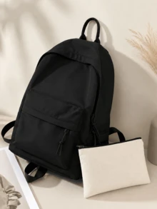 時尚男士後背包 波士頓印花圖案 大容量通勤包 學生/大學後背包 旅行包 露營包 - 彩色 - 查看 12
