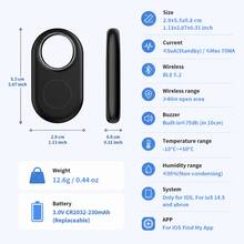 RSH 4pcs Smart Tracker Air Tracker Smart Tag Luggage Locator, Anti-Loss Item Tracker, Suitable For Keys, Wallet, Backpack, Travel Bag, Item Finder, Compatible With Apple Find My App - Multicolor - View 11