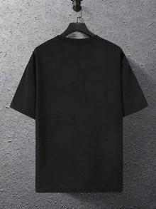 Playera Hombre Estampado Red Neuronal Cerebro, Temática Ciencia Computación, Regalo para Desarrolladores y Científicos - Negro - Ver 4