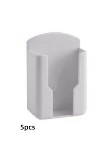 2/4 Pcs Magnetic Remote Control Holder, Wall Mounted, No-Drill Self-Adhesive Storage, For TV And Air Conditioner Remotes, Easy Installation, Black, Oval Design, Strong Adsorption, Home Storage Remote Control Holder - Multicolor - View 9