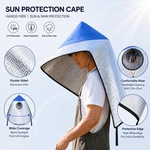 Lightweight Sun Protection Cape Hat, Reflective Outdoor Work Cover, Rainproof UV Shield For Gardening, Fishing & Farm Work - Sun Protection Cape - View 7