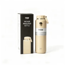 Tyeso 710ml 真空保溫瓶 附貼紙、手把、易拉杯蓋，運動水壺，男女通用，便攜大容量保溫杯 - 彩色 - 查看 4