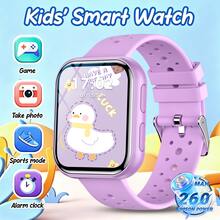 Reloj inteligente de pantalla grande de 1.83 pulgadas nuevo 2026 para niños y adolescentes, compatible con llamadas, notificaciones de mensajes, modos deportivos, pronóstico del tiempo, widgets personalizables, accesorio diario esencial para niños - Multicolor - Ver 16