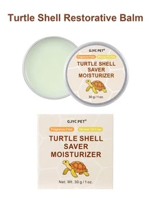 GJYC PET 1 Oz Crema para el cuidado del caparazón de tortuga - Acondicionador, humectante, limpiador y cera protectora para el cuidado del caparazón - Cuidado del caparazón de tortuga - Ver 10