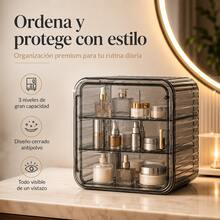 Cosmetic Storage Box & Rack - Grey - View 6
