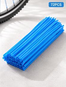 72 piezas de fundas para radios de moto de cross, envolturas universales para radios de rueda y molduras de tubo para llantas de 8-21 pulgadas, protector decorativo para radios de llanta para motocicleta, motocross, pit bike, bicicleta, silla de ruedas, BMX, Suzuki Kawasaki DRZ400SM, envolturas de llanta y protectores de radios - A - Ver 13