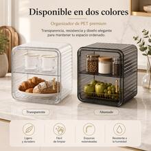 Cosmetic Storage Box & Rack - Grey - View 2