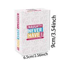 Naughty Never Have I Game Cards - Fun And Novel Challenge For Friends | Easy-To-Play Interactive Card Game | Perfect For Gatherings, Parties And Gifts, Game Gift! Card Game, Party Game, Friends Game, Board Game - View 8