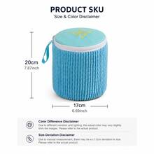 Embroidered Thickened Sandwich Protective Laundry Bag, Chenille Mesh Wash Bag For Bras Underwear Intimates, Delicate Garments Home Organization Storage Solutions - View 14