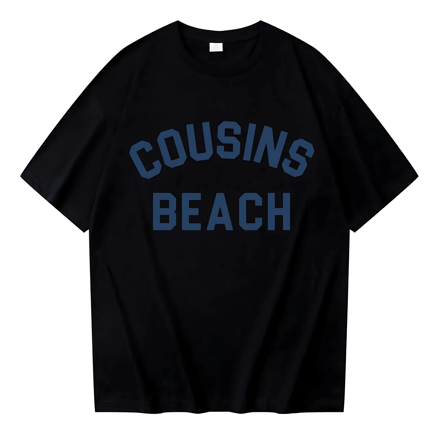 The Summer I Turned Pretty - Cousins Beach Women's T-Shirt, Harajuku Casual Sleeve Streetwear, Aesthetic Clothing - 黑色 - 查看 1