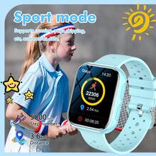 Reloj inteligente de pantalla grande de 1.83 pulgadas nuevo 2026 para niños y adolescentes, compatible con llamadas, notificaciones de mensajes, modos deportivos, pronóstico del tiempo, widgets personalizables, accesorio diario esencial para niños - Multicolor - Ver 6