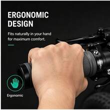 MOTSUV Universal Mountain Bike Shock-Absorbing Handlebar Grips, Soft Anti-Slip Lock-On Handlebar Covers, Boxed - MultiWarna - View 10