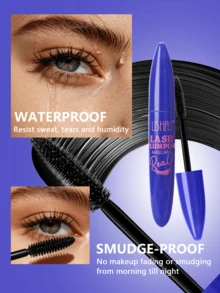 Maskara Hitam USHAS, Formula Tahan Air Tahan Lama, Kuas Spiral 360°, Menciptakan Bulu Mata Bervolume dan Lentik, Riasan Mata 3D Alami, Cocok untuk Semua Jenis Kulit - Nomor 03 - View 5