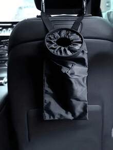 Papelera plegable y multifuncional de tela Oxford portátil - Caja de basura negra, cubo de basura compacto para el automóvil, caja de almacenamiento multifuncional para el vehículo para la limpieza del automóvil - Contenedor de basura colgante en el respaldo del asiento, accesorio interior del automóvil Contenedor de basura y bolsa de almacenamiento, suministros para automóvil, Navidad, almacenamiento para automóvil, papelera, automóvil - Multicolor - Ver 11