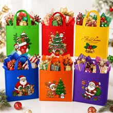 18pcs Christmas Gift Bags Set, Assorted Holiday Handbags, Christmas Party Gift Packaging Bags, Gift Bags - Multicolor - View 6