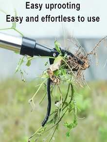 1pc Heavy Duty Aluminum Root Removal Tool Head, 4-Prong Steel Root Eradication Garden Weeding Tool, Easy Grip Pull Design, Suitable For Yard And Garden Use (Handle Not Included) - Multicolor - View 8