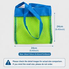 1pc Large Capacity Mesh Tote Bag, Foldable Quick-Dry Pool Swimming Handbag, Multi-Functional Travel Shopping Storage Bag, Suitable For Beach Games, Towels, Swimwear, Fitness Sports Equipment, Laundry, Toy Storage And Daily Essentials - Blue - View 14