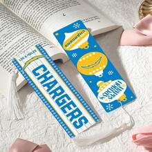 2pcs PET Printed Bookmarks, Christmas Ball Pattern Exquisite And Beautiful, Durable And Aesthetic, Unique Design Suitable For Daily Use Or Collection. The Best Gift For Back To School Season, Whether For Personal Use Or As A Gift For Family And Friends, It's A Unique And Practical Gift Choice To Add Atmosphere And Fun To Reading Time (Random Color Tassels) - 2PCS - View 3