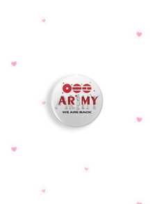 1/6 buah Bros Kartun Album Arirang 4,4cm, Lencana Grafis Penggemar ARMY, Hadiah untuk Pasangan dan Suvenir Pesta - MultiWarna - View 4