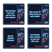 "Happy Hour" Is A Creative Interactive Card Game With 50 Cards, An Ideal Gift For Parties, Family Game Nights, Christmas Outdoor Activities, Bringing Laughter And Fun To Family Gatherings, And Also Making Friends' Gatherings Full Of Joy, A Perfect Choice For Valentine's Day Gifts. - HAPPY HOUR - View 6