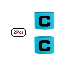 2Pcs Football Captain Armbands, Durable American Football Captain Armbands, Adjustable Elastic Nylon Band With Letter C, Suitable For Football Training And Matches - Classic C-shaped Armband - View 6