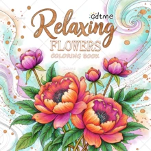 Relaxing Floral Coloring Book For Adults Stress Relief Beautiful Floral Patterns Bold & Easy, Minimalist Large Designs To Help You Relax, Includes Cute Comfortable Patterns (Bold & Easy To Color), Anxiety Relaxation Art Drawing Book - Flowers - View 13