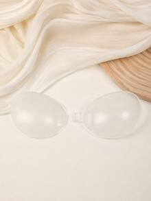 Waterproof Silicone Sticky Bra Drawstring Push Up Invisible Strapless Bras For Bikini Beach Vacation Pool Party ,Sticky Bra,Summer,Bra - Clear - View 9
