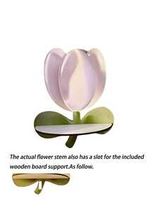 Wooden Tulip Wall Shelf Nursery Wall Decor Small Wall Mounted Storage Display Shelf For Baby Room Floral Nursery Decoration - Storage Rack - View 9