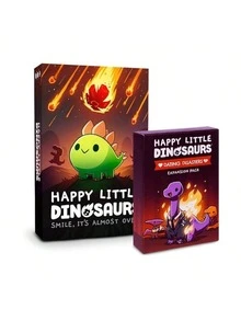 Unstable Games, Happy Little Dinosaur - 5-6 Player Expansion, Party Game, Card Game, 2-6 Players, 30-60 Minutes, (Color May Vary Slightly, Subject To Actual Product) - Little Dinosaur Set - View 4