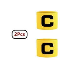 2Pcs Football Captain Armbands, Durable American Football Captain Armbands, Adjustable Elastic Nylon Band With Letter C, Suitable For Football Training And Matches - Classic C-shaped Armband - View 12