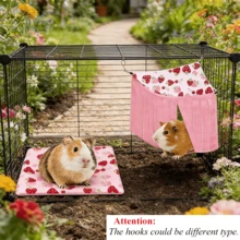 Hamster And Guinea Pig Tunnel, Small Pet Tunnel And Pipe, Soft Wool Small Animal Tunnel Tube And Mat As Well As Corner Hideout Cage Accessories, Suitable For Guinea Pigs, Rabbits, Ferrets, Chinchillas, Hedgehogs, Etc. - View 18
