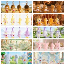 Care Bears Cousins 15cm 絨毛熊熊吊飾鑰匙圈 可愛熊熊掛飾 包包飾品 柔軟填充玩偶 卡哇伊配件 生日禮物 收藏款 - 彩色 - 查看 4