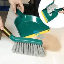 1套迷你桌面掃帚套組,手持清潔刷與畚斗,掃帚刷與畚斗,桌面清潔套組,桌面清潔刷,垃圾桶,書桌,沙發,家具清潔,旅行,露營便攜清潔刷與抹布,清潔用品,清潔工具,辦公用品,開學季,家居裝飾,家居用品,家居必需品,送給女性的禮物,送給男性的禮物,送給母親的禮物,送給父親的禮物,送給祖父的禮物,送給祖母的禮物 - 多色 - 查看 10