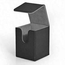 1pc MTG Card Storage Box, Holds 100+ Single Cards, PU Leather Magnetic Storage Box Suitable For TCG CCG Magic Game Cards, Multiple Color Options, Magnetic Flip Cover, Durable And Dustproof, Perfect For Tabletop Game Card Collection And Carrying - Multicolor - View 12