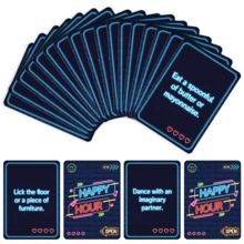 "Happy Hour" Is A Creative Interactive Card Game With 50 Cards, An Ideal Gift For Parties, Family Game Nights, Christmas Outdoor Activities, Bringing Laughter And Fun To Family Gatherings, And Also Making Friends' Gatherings Full Of Joy, A Perfect Choice For Valentine's Day Gifts. - HAPPY HOUR - View 4