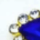Diamantes de imitación con forma de marquesa