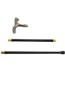 1pc Multi-Color Halloween Cane With 3D Wavy Pattern, Vintage Navel Scepter, 2-Section Detachable Metal Rod, Fashionable Elegant High-End British Gentleman Walking Stick, Suitable For Holiday Gifts, Cosplay, Stage Performance And School Use - Water Dragon King - View 11