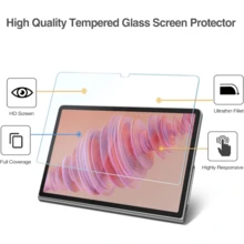 2片裝 Tab Plus 11.5 吋 2024 平板電腦鋼化玻璃螢幕保護貼,9H 硬度防刮耐衝擊、抗眩光、相機開孔保護、觸控靈敏、專為 Tab Plus 11.5" 定製 - 無色 - 查看 9