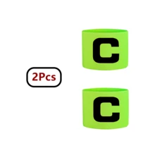 2Pcs Football Captain Armbands, Durable American Football Captain Armbands, Adjustable Elastic Nylon Band With Letter C, Suitable For Football Training And Matches - Classic C-shaped Armband - View 11