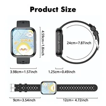 Reloj inteligente de pantalla grande de 1.83 pulgadas nuevo 2026 para niños y adolescentes, compatible con llamadas, notificaciones de mensajes, modos deportivos, pronóstico del tiempo, widgets personalizables, accesorio diario esencial para niños - Multicolor - Ver 7