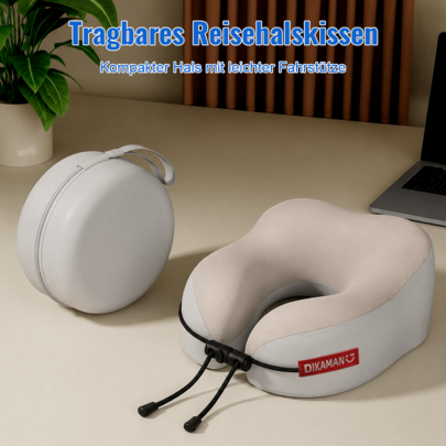 Inflatable U Shaped Snail Neck Pillow, 360° Ergonomic Travel Pillow With Detachable Cover, Lightweight Portable Inflatable Neck Support Pillow For Airplane Car Train Trip Office Nap Rest