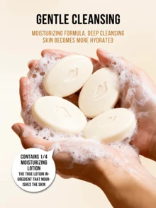 Dove 乳木果油與香草皂 90g*4，含 1/4 保濕乳液，溫和清潔，泡沫豐富濃密，保濕補水不乾燥，適用於臉部、身體與雙手，適合所有膚質 - 摩洛哥油 - 查看 10