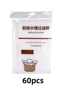 Benci menyentuh sisa makanan yang berlendir di wastafel? Filter wastafel elastis sekali pakai kami mencegah penyumbatan saluran air, bau tidak sedap, dan serangga. Cukup angkat & buang untuk pembersihan dapur yang mudah! - filter wastafel - View 9