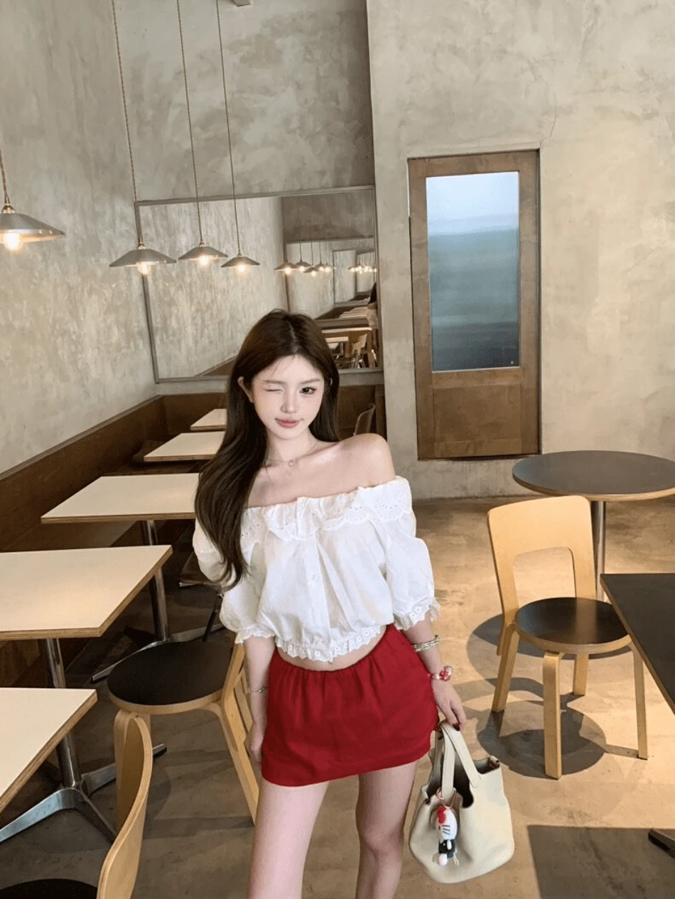 Women Blouses & Shirts - White - View 1