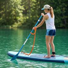 ABAHUB 1PC Elastic Kayak Paddle Leash Strap, Canoe Boat Oar Retention Cord, Paddle Board Anti-Loss Tether, Water Sports Accessories. - Multicolor - View 2